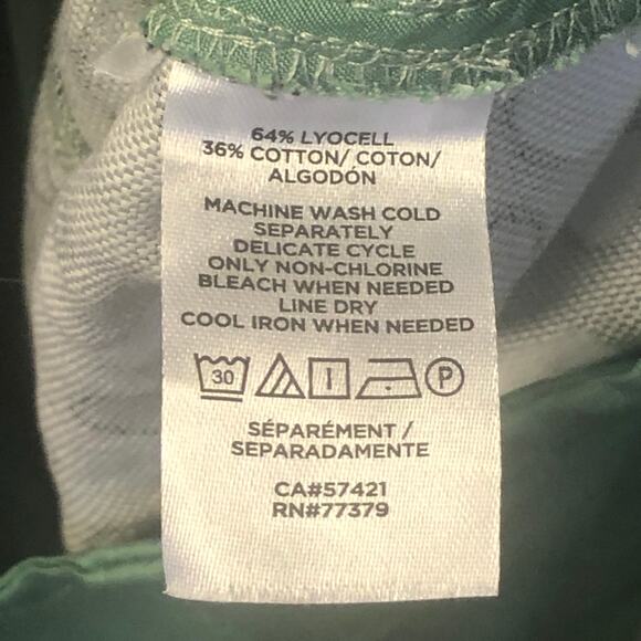 Ann Taylor The Easy Ankle High Rise Tapered Leg Polka Dot Pants Size Medium - Picture 13 of 14